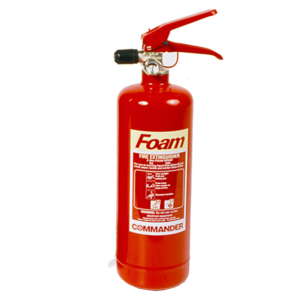 2 x 2 Litre (2L) Foam Fire Extinguishers With Brackets 2 x 2 Litre (2L) Foam Fire Extinguishers With Brackets