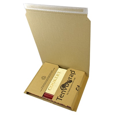 1000 x C4 Book Wrap (Tenvowrap) Mailer Postal Boxes 312x250x74mm 1000 x C4 Book Wrap (Tenvowrap) Mailer Postal Boxes 312x250x74mm