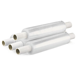180 x Rolls of Clear Extended Core Pallet Wrap