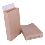 25 x Strong Kraft Paper Postal Peel & Seal Mailing Bags 190x300x50mm (7x12x2") + Lip