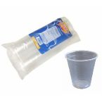 100 x Clear Disposable Plastic Cups Glasses 7oz (190ml)