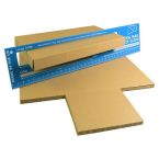 50 x Brown PIP DL Size Maltese Cross Large Letter Cardboard Boxes 220x110x20mm
