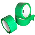 12 Rolls of Green Coloured Low Noise Packing Tape 50mm x 66M