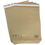 25 x Strong Kraft Paper Postal Peel & Seal Mailing Bags 380x480x80mm (15x19x3") + Lip