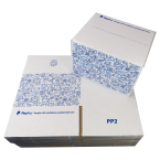 5 x PP2 PayPal Branded Quality White Single Wall Cardboard Postal Mailing Boxes 215x180x135mm