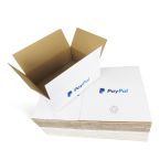 25 x PP6 Maximum Size Royal Mail Small Parcel PayPal Branded White Cardboard Boxes 442x342x145mm