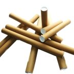 200 x A0 Cardboard Postal Tubes - 885x45mm (35x2") + End Caps