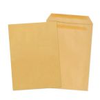100 x C5/A5 Manilla Plain Self Seal Brown Envelopes 229x162mm 80gsm