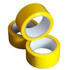 1 Roll of Yellow Coloured Low Noise Packing Tape 50mm x 66m