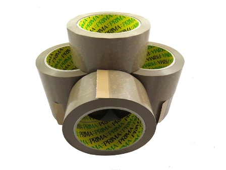 288 x Rolls Of Heavy Duty PRIMA Brown Vinyl Packing Tape 48mm x 66M 288 x Rolls Of Heavy Duty PRIMA Brown Vinyl Packing Tape 48mm x 66M
